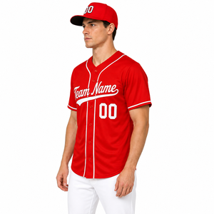 Maillot de sport moderne offrant un confort doux et une coupe flexible pour l'entraînement régulier et les matchs actifs des équipes de baseball - Product Image 4