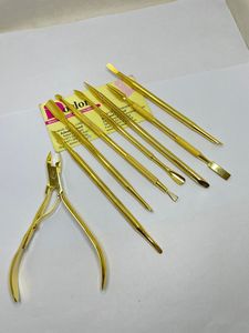 Empujadores de Cutículas de Acero Sostenible con Baño de Oro Brillante, Empujadores de Uñas con Logotipo Personalizado, Cortaúñas y Alicates para Cutículas Encarnadas - Product Image 6