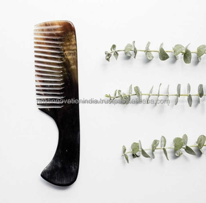 หวีเขาวัวสำหรับแต่งผมทำมือทำมือทำจากธรรมชาติ - Product Image 3