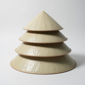 Decorative Vietnamese Conical Hat Small <b>Mini</b> Non La Bamboo Hat for Home Wall Decor Traditional Asian Party Decoration - Product Image 3