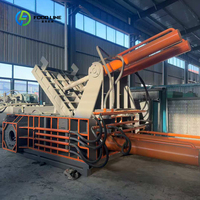 Presse à balles hydraulique compacte pour ferraille de cuivre, acier inoxydable et canettes en aluminium pour station de tri.