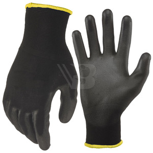 Professional Work Protection Latex Coated Crinkle Safety <b>Gloves</b> Anti-cut Anti-Slip Breathable Features Blue/Gray Colors - Product Image 1