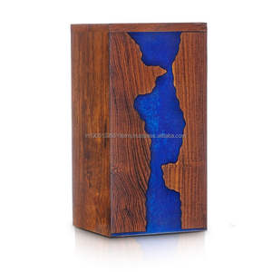 Urnes funéraires en bois de style américain personnalisables de qualité supérieure, capacité de 220 pouces cubes, pour les funérailles commémoratives (vente en gros) - Product Image 4