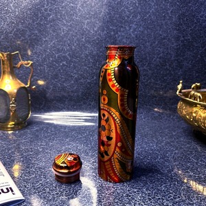 Botella de Agua de Cobre con Diseño Tradicional, Reutilizable y a Prueba de Fugas, para una Hidratación Diaria Saludable, Compre Directamente del Proveedor - Product Image 3