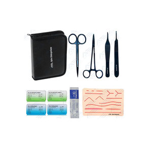 Medical Veterinary <b>Suture</b> <b>Kit</b> and Nursing Students Medic Instrument <b>Suture</b> Practice <b>Kit</b> Complete Surgical Stitches <b>Kit</b> - Product Image 1