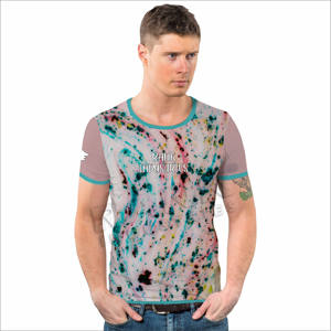 บริการ OEM เสื้อยืดผู้ชายทรงหลวมสบายๆ ดีไซน์ใหม่ เสื้อยืดพิมพ์ลายผู้ชาย ราคาดีที่สุด เสื้อยืดผู้ชายผ้าฝ้าย 100% - Product Image 2