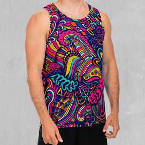 Camiseta sin Mangas con Cuello en V Extra Grande para Hombre, de Alta Calidad, Informal, con Impresión por Sublimación, Secado Rápido, 100% Algodón, Servicio OEM - Product Image 3