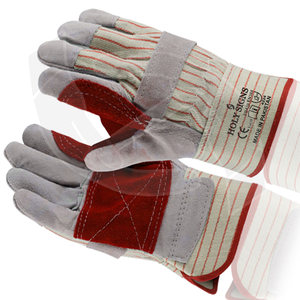 Guantes de Trabajo Resistentes con Protección Antivibración y Doble Palma Reforzada de Cuero para Uso en Construcción e Industria - Product Image 6