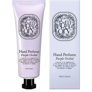 Crème pour les mains en tube, parfum temporaire pour les mains, Orchidée Violette 70ml, 3 pièces, mini lotion soin au musc - Product Image 1