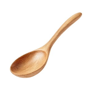 Cuillère en bois de qualité supérieure, durable, de qualité alimentaire, écologique, réutilisable, mini, petite, pour service, en vrac - Product Image 1