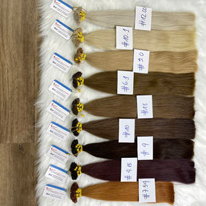 Extensiones de pelo de queratina de punta plana 100% cabello humano vietnamita cabello liso varios colores listo para enviar - Product Image 4