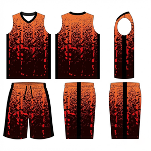 Vêtements de basket-ball d'équipe, uniforme sur mesure, 100% polyester - Product Image 1