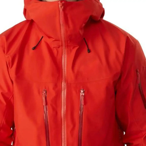 Veste unisexe à capuche coupe-vent avec fermeture éclair, coupe classique, à carreaux, décontractée, pour l'hiver, 100 % polyester, toile fine, imperméable à l'avant - Product Image 4