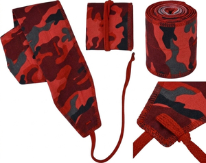 Muñequeras de Camuflaje para Levantamiento de Pesas, Transpirables, Antideslizantes, con Cierre de Gancho y Bucle, Resistentes al Desgaste, con Bucle para el Pulgar, Unisex - Product Image 6