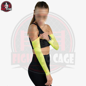 Manguito de compresión para brazo en color verde, producto transpirable, último diseño, logotipo personalizado impreso, manguitos para brazos más vendidos - Product Image 3