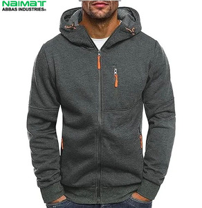 Sweat-shirt à capuche oversize de qualité supérieure pour homme, pull uni en molleton doux, vêtement d'extérieur chaud en polaire - Product Image 1