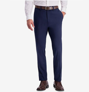 Pantalon de Costume Homme Confortable de Haute Qualité, Coupe Droite Taille Haute, Style Décontracté avec Braguette Zippée, Idéal pour le Bureau - Product Image 4