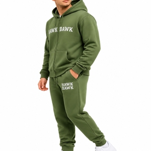 Survêtement à capuche zippé en molleton de coton pour homme, qualité supérieure, confortable, durable, qualité export, sur mesure - Product Image 4