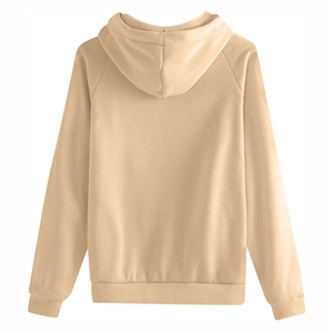 Ensemble de vêtements de sport pour femmes avec pantalon long à capuche, couleur unie, décontracté, ample, 2 pièces, automne-hiver, par GNG IMPEX - Product Image 4