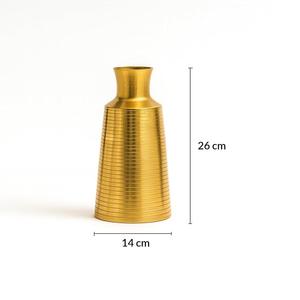 Jarrón Decorativo de Metal de Primera Calidad para Flores, Adorno Sofisticado para Interiores del Hogar - Product Image 1