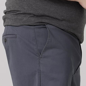 Shorts Bermuda Décontractés pour Hommes, Couleur Unie, Taille Mi-Haute, Fermeture à Cordon, 100% Coton, Tissu Tricoté Écologique, Poche Avant avec Logo - Product Image 6