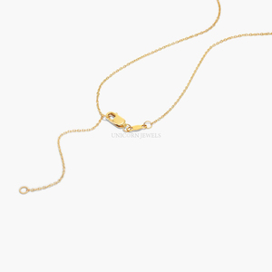 Minimalist Lab Diamond Necklace And Earrings Set 18K <b>Solid</b> <b>Gold</b> Dainty Marquise Cluster Curved Station <b>Pendant</b> Drop Fine Jewelry - Product Image 5