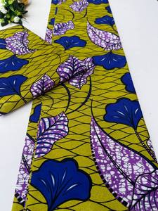 Siyara Leone ผ้าฝ้ายเคลือบขี้ผึ้งสไตล์แอฟริกันที่มีดีไซน์สองสีที่เป็นที่นิยมเหมาะสำหรับงานตัดเย็บเสื้อผ้างานฝีมือและงานควิลท์ - Product Image 3