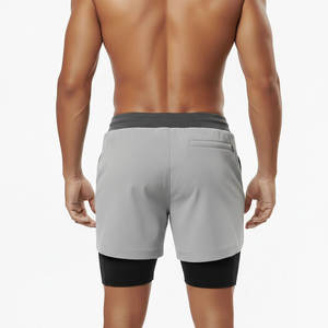 Shorts de plage en polyester recyclé pour hommes, nouveaux shorts de sport amples pour l'été, séchage rapide, pantalon de plage, short de compression - Product Image 2