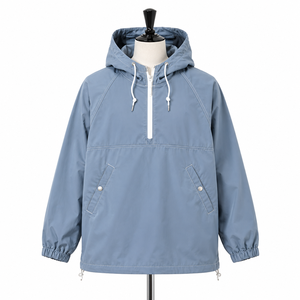 Chaqueta Impermeable Cortavientos Personalizada al por Mayor para Hombre, Anorak con Capucha, Parka Ligera con Media Cremallera, Ropa Deportiva, Chaqueta de Esquí - Product Image 1