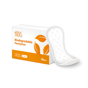 Serviette hygiénique jetable ultra-absorbante, confortable, respirante, sans ailettes, en coton biologique biodégradable, à base de plantes - Product Image 1