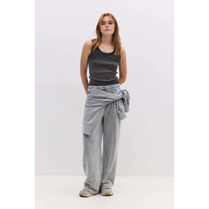 Camiseta Informal para Mujer, Sexy, para Gimnasio, Holgada, de Manga Corta, de Algodón, con Estampado Personalizado, Ecológica y Transpirable - Product Image 2