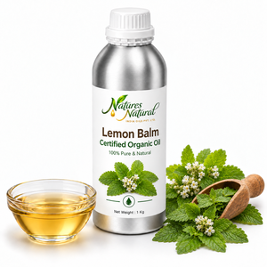 น้ำมันเลมอนบาล์มออร์แกนิคแท้ Melissa Officinalis ส่วนผสมจากพืชธรรมชาติสำหรับผลิตภัณฑ์ความงามจากธรรมชาติ น้ำหอม ขายส่ง - Product Image 1
