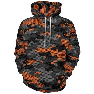 Sudadera con Capucha de Camuflaje para Hombre, Corte Regular, Estampada, de Poliéster, Estilo Casual para Otoño - Product Image 5