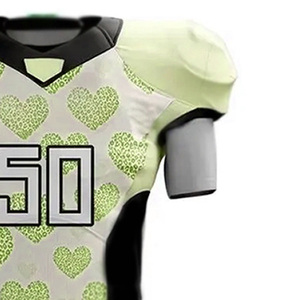 Maillot de football américain unisexe personnalisé avec impression par sublimation intégrale, taille plus - Product Image 4