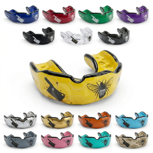 Protège-dents professionnel robuste pour le karaté, le rugby, protection dentaire, absorption des chocs, protège-dents d'entraînement personnalisé - Product Image 1