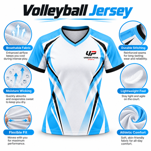 Camiseta de Voleibol de Alta Calidad que Permite Movimiento Flexible, Absorbe el Sudor y Tiene Costuras Duraderas para Deportes Regulares - Product Image 6