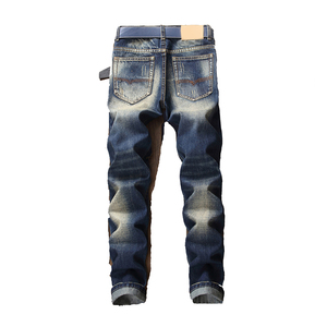 Fashion Mens Denim <b>Jeans</b> Modern Straight Leg Style for Outdoor Adventures and Urban Living Container load clothing supplier - Product Image 5