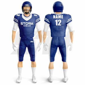 Vente en gros d'uniformes de football américain personnalisés, maillots de football d'équipe, fournisseur d'usine de haute qualité, uniforme de football américain - Product Image 4