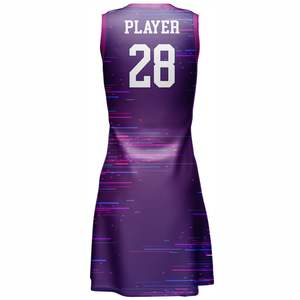 ชุดฟุตบอลหญิงแบบเดรส พิมพ์ลายแบบซับลิเมชั่น ชุดแข่งขัน ระบายอากาศได้ดี แห้งเร็ว เสื้อฟุตบอลหญิงแบบเดรส - Product Image 3