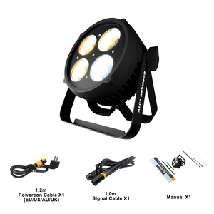 Professional 200W COB LED Par <b>Light</b> Warm Cool White IP65 Stage Lighting for Church Theater - Product Image 4