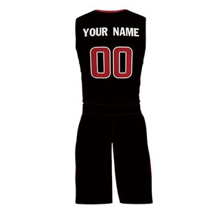 Ensemble uniforme de basket-ball avec maillot sans manches et short assorti, tissu respirant, pour entraînement d'équipe, compétition sportive - Product Image 1