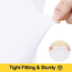 Smiry Copritavolo Rettangolare Impermeabile Lavabile 6FT, Fodera Elasticizzata in Spandex per Tavoli - Product Image 3