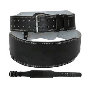 Ceinture d'haltérophilie réglable avec logo personnalisé, ceinture d'haltérophilie en cuir, 5cm, ceinture d'haltérophilie Pro Fitness - Product Image 4