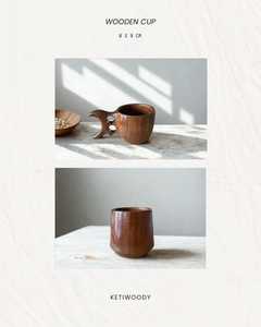 Taza Kuksa de Madera Sostenible, Hecha a Mano, Estilo Nórdico, Reutilizable, para Café, para Acampar al Aire Libre - Product Image 3