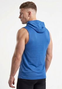Customized <b>Men</b> <b>Compression</b> Tank Top Hooded Gym Trainer Slim Fit <b>Vest</b> Top <b>Men</b> Bodybuilding Trainer <b>Compression</b> Hood Singlet - Product Image 4