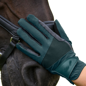 Gants d'hiver imperméables en cuir PU pour femmes, gants d'équitation à doigts entiers, fermeture à boucle et crochet, vert sarcelle - Product Image 4