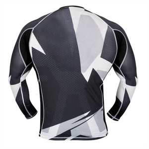 Kimono de Jiu Jitsu, Camiseta de Manga Larga para Artes Marciales, Compresión, Impresión Completa, Camiseta de Boxeo, MMA, Bjj, Rash Guard Fortleo - Product Image 5