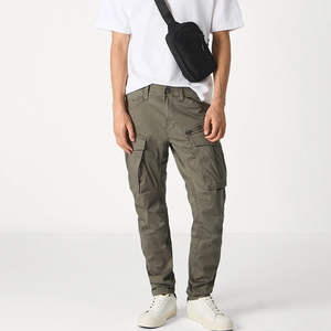 New Summer <b>Men's</b> <b>Overalls</b> Drawstring Multi pocket Casual Pants <b>Men</b> Running Joggers Track Cargo Pant Made in Pakistan Custom Logo - Product Image 2