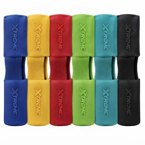 Coussin de barre d'haltères portable robuste de couleur personnalisée avec design antidérapant réglable pour la gym et le fitness - Soutien du cou et des épaules - Product Image 3