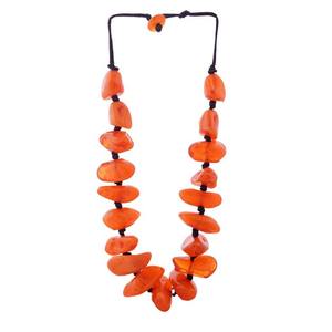 Collar con Colgante de Resina Geométrica, Joyería de Arte Moderno Hecha a Mano, Collar de Moda para Mujer, Regalo Único - Product Image 1